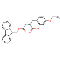 162502-65-0 (2R)-3-(4-ethoxyphenyl)-2-(9H-fluoren-9-ylmethoxycarbonylamino)propanoic acid chemical structure