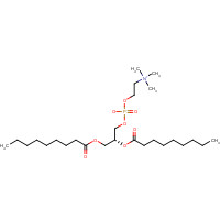 27869-45-0 [(2R)-2,3-di(nonanoyloxy)propyl] 2-(trimethylazaniumyl)ethyl phosphate chemical structure