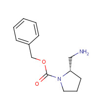 141774-68-7 benzyl (2S)-2-(aminomethyl)pyrrolidine-1-carboxylate chemical structure