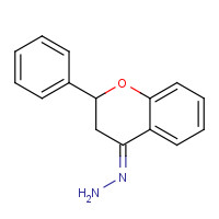 1692-46-2 (E)-(2-phenyl-2,3-dihydrochromen-4-ylidene)hydrazine chemical structure