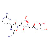 99131-38-1 (3S)-3-[[(2S)-2-[(2-aminoacetyl)amino]-5-(diaminomethylideneamino)pentanoyl]amino]-4-[[2-[[(1S)-1-carboxy-2-hydroxyethyl]amino]-2-oxoethyl]amino]-4-oxobutanoic acid chemical structure