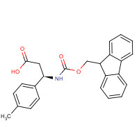 479064-98-7 (3R)-3-(9H-fluoren-9-ylmethoxycarbonylamino)-3-(4-methylphenyl)propanoic acid chemical structure