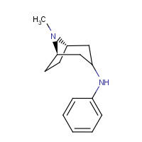 36795-88-7 (1S,5R)-8-methyl-N-phenyl-8-azabicyclo[3.2.1]octan-3-amine chemical structure