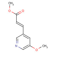1000896-01-4 methyl (E)-3-(5-methoxypyridin-3-yl)prop-2-enoate chemical structure