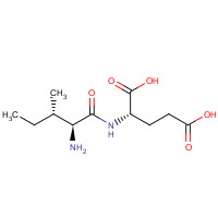 42516-53-0 (2S)-2-[[(2S,3S)-2-amino-3-methylpentanoyl]amino]pentanedioic acid chemical structure