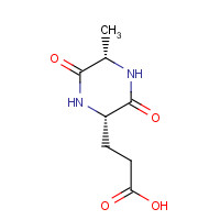 16364-36-6 3-[(2S,5S)-5-methyl-3,6-dioxopiperazin-2-yl]propanoic acid chemical structure