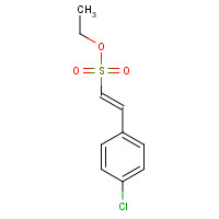 73300-79-5 ethyl (E)-2-(4-chlorophenyl)ethenesulfonate chemical structure