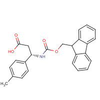 479064-99-8 (3S)-3-(9H-fluoren-9-ylmethoxycarbonylamino)-3-(4-methylphenyl)propanoic acid chemical structure