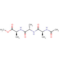 26910-17-8 methyl (2S)-2-[[(2S)-2-[[(2S)-2-acetamidopropanoyl]amino]propanoyl]amino]propanoate chemical structure