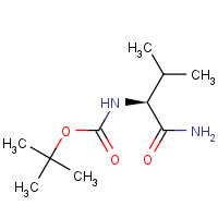 35150-08-4 tert-butyl N-[(2S)-1-amino-3-methyl-1-oxobutan-2-yl]carbamate chemical structure