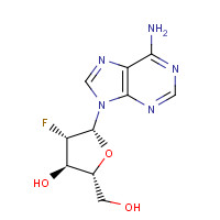 20227-41-2 (2R,3R,4S,5R)-5-(6-aminopurin-9-yl)-4-fluoro-2-(hydroxymethyl)oxolan-3-ol chemical structure