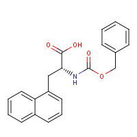 96402-43-6 (2R)-3-naphthalen-1-yl-2-(phenylmethoxycarbonylamino)propanoic acid chemical structure