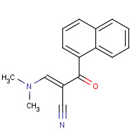 52200-20-1 (E)-3-(dimethylamino)-2-(naphthalene-1-carbonyl)prop-2-enenitrile chemical structure
