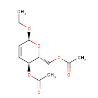 3323-72-6 [(2R,3S,6S)-3-acetyloxy-6-ethoxy-3,6-dihydro-2H-pyran-2-yl]methyl acetate chemical structure