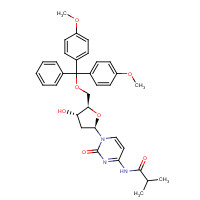 100898-62-2 N-[1-[(2R,4S,5R)-5-[[bis(4-methoxyphenyl)-phenylmethoxy]methyl]-4-hydroxyoxolan-2-yl]-2-oxopyrimidin-4-yl]-2-methylpropanamide chemical structure