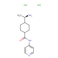 129830-38-2 4-[(1R)-1-aminoethyl]-N-pyridin-4-ylcyclohexane-1-carboxamide;dihydrochloride chemical structure