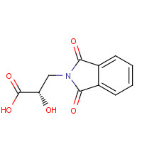 133319-36-5 (2S)-3-(1,3-dioxoisoindol-2-yl)-2-hydroxypropanoic acid chemical structure
