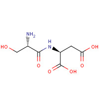 2543-31-9 (2S)-2-[[(2S)-2-amino-3-hydroxypropanoyl]amino]butanedioic acid chemical structure