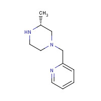 1144518-00-2 (3R)-3-methyl-1-(pyridin-2-ylmethyl)piperazine chemical structure