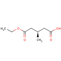72594-19-5 (3R)-5-ethoxy-3-methyl-5-oxopentanoic acid chemical structure