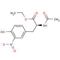 40642-95-3 ethyl (2S)-2-acetamido-3-(4-hydroxy-3-nitrophenyl)propanoate chemical structure