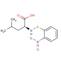7685-67-8 (2S)-4-methyl-2-[(2-nitrophenyl)sulfanylamino]pentanoic acid chemical structure