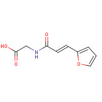 124882-74-2 2-[[(E)-3-(furan-2-yl)prop-2-enoyl]amino]acetic acid chemical structure
