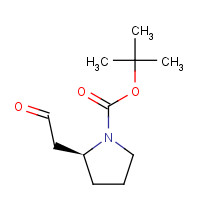 198493-30-0 tert-butyl (2S)-2-(2-oxoethyl)pyrrolidine-1-carboxylate chemical structure
