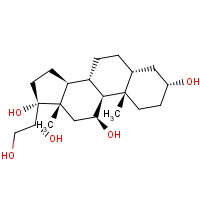 667-65-2 (3R,5R,8S,9S,10S,11S,13S,14S,17R)-17-[(1R)-1,2-dihydroxyethyl]-10,13-dimethyl-1,2,3,4,5,6,7,8,9,11,12,14,15,16-tetradecahydrocyclopenta[a]phenanthrene-3,11,17-triol chemical structure