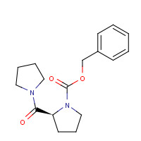 50888-84-1 benzyl (2S)-2-(pyrrolidine-1-carbonyl)pyrrolidine-1-carboxylate chemical structure