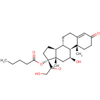 57524-89-7 [(8S,9S,10R,11S,13S,14S,17R)-11-hydroxy-17-(2-hydroxyacetyl)-10,13-dimethyl-3-oxo-2,6,7,8,9,11,12,14,15,16-decahydro-1H-cyclopenta[a]phenanthren-17-yl] pentanoate chemical structure