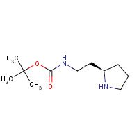 720000-05-5 tert-butyl N-[2-[(2R)-pyrrolidin-2-yl]ethyl]carbamate chemical structure