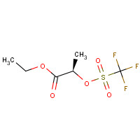 84028-89-7 ethyl (2R)-2-(trifluoromethylsulfonyloxy)propanoate chemical structure