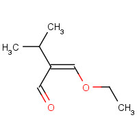 30989-77-6 (2Z)-2-(ethoxymethylidene)-3-methylbutanal chemical structure
