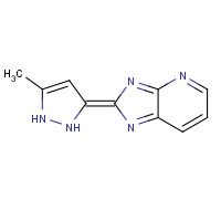 120800-21-7 (2E)-2-(5-methyl-1,2-dihydropyrazol-3-ylidene)imidazo[4,5-b]pyridine chemical structure