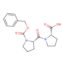 7360-23-8 (2S)-1-[(2S)-1-phenylmethoxycarbonylpyrrolidine-2-carbonyl]pyrrolidine-2-carboxylic acid chemical structure