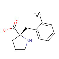 1049981-04-5 (2S)-2-[(2-methylphenyl)methyl]pyrrolidine-2-carboxylic acid chemical structure