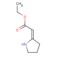 35150-22-2 ethyl (2Z)-2-pyrrolidin-2-ylideneacetate chemical structure