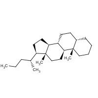 80373-86-0 (5S,8R,9S,10S,13R,14S,17R)-10,13-dimethyl-17-[(2R)-pentan-2-yl]-2,3,4,5,6,7,8,9,11,12,14,15,16,17-tetradecahydro-1H-cyclopenta[a]phenanthrene chemical structure