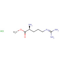 22888-59-1 methyl (2S)-2-amino-5-(diaminomethylideneamino)pentanoate;hydrochloride chemical structure