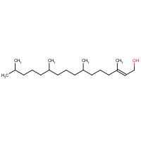 7541-49-3 (E)-3,7,11,15-tetramethylhexadec-2-en-1-ol chemical structure