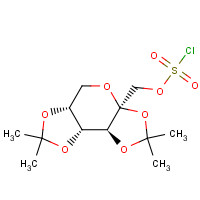 150609-95-3 (3aS,5aR,8aR,8bS)-3a-(chlorosulfonyloxymethyl)-2,2,7,7-tetramethyl-5,5a,8a,8b-tetrahydrodi[1,3]dioxolo[4,5-a:5',3'-d]pyran chemical structure