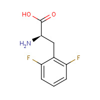 266360-62-7 (2R)-2-amino-3-(2,6-difluorophenyl)propanoic acid chemical structure