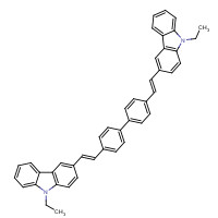 475480-90-1 9-ethyl-3-[(E)-2-[4-[4-[(E)-2-(9-ethylcarbazol-3-yl)ethenyl]phenyl]phenyl]ethenyl]carbazole chemical structure
