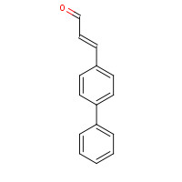 113538-22-0 (E)-3-(4-phenylphenyl)prop-2-enal chemical structure
