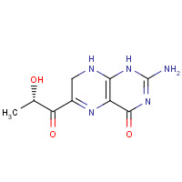 17094-01-8 2-amino-6-[(2S)-2-hydroxypropanoyl]-7,8-dihydro-1H-pteridin-4-one chemical structure