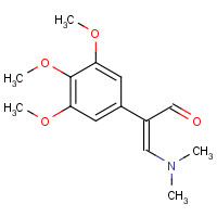 50404-06-3 (Z)-3-(dimethylamino)-2-(3,4,5-trimethoxyphenyl)prop-2-enal chemical structure