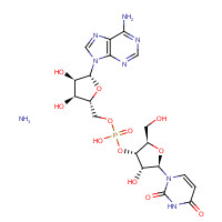 27531-21-1 [(2R,3S,4R,5R)-5-(6-aminopurin-9-yl)-3,4-dihydroxyoxolan-2-yl]methyl [(2R,3S,4R,5R)-5-(2,4-dioxopyrimidin-1-yl)-4-hydroxy-2-(hydroxymethyl)oxolan-3-yl] hydrogen phosphate;azane chemical structure
