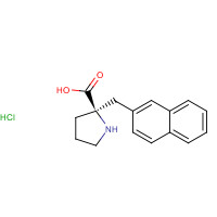 679796-42-0 (2R)-2-(naphthalen-2-ylmethyl)pyrrolidine-2-carboxylic acid;hydrochloride chemical structure
