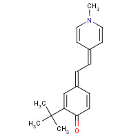 153280-17-2 (4E)-2-tert-butyl-4-[2-(1-methylpyridin-4-ylidene)ethylidene]cyclohexa-2,5-dien-1-one chemical structure